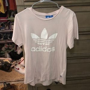 adidas shirt. light pink